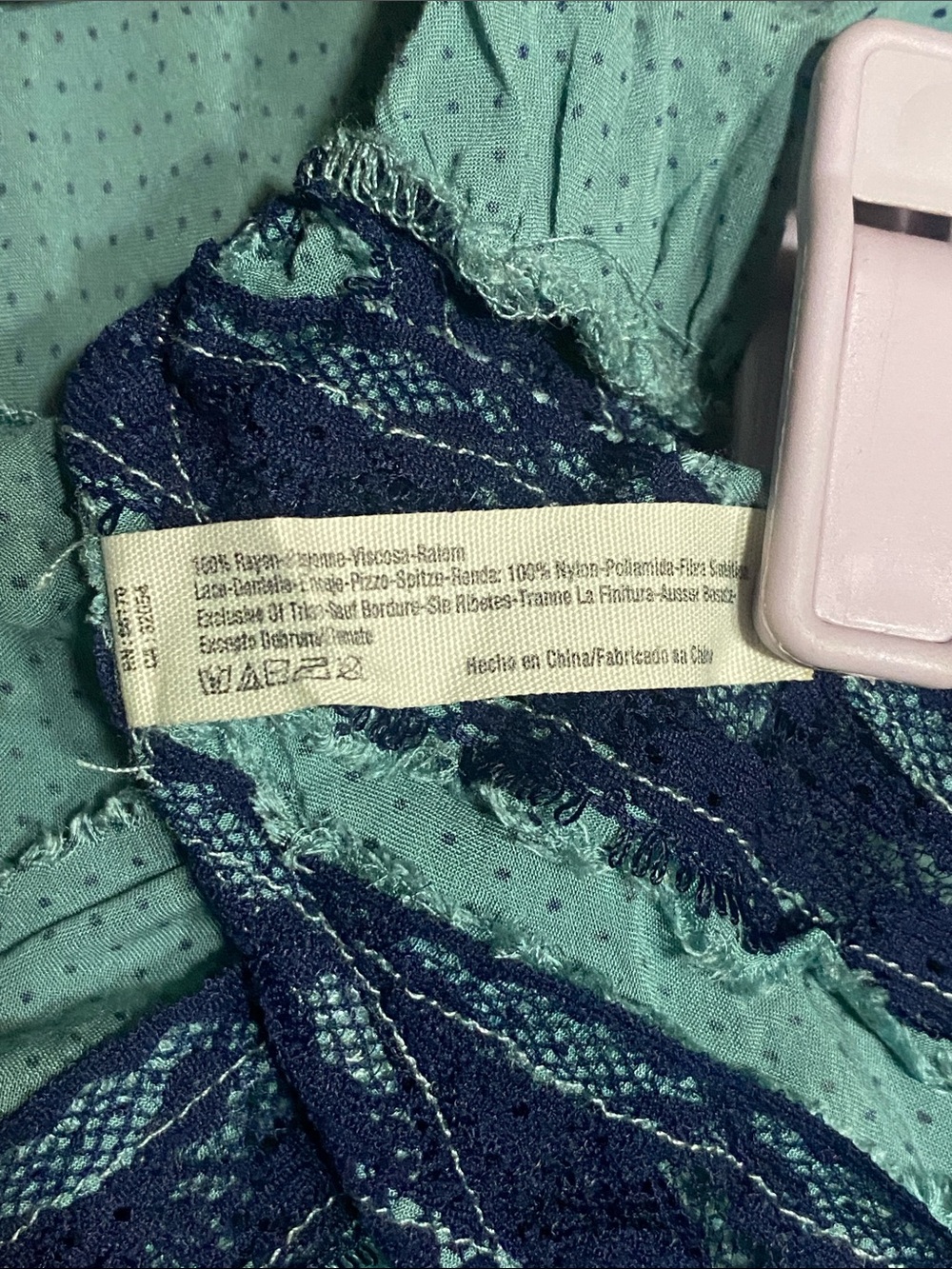 Free People Intimately green polka dot tunic slip dress S - Picture 4 of 4